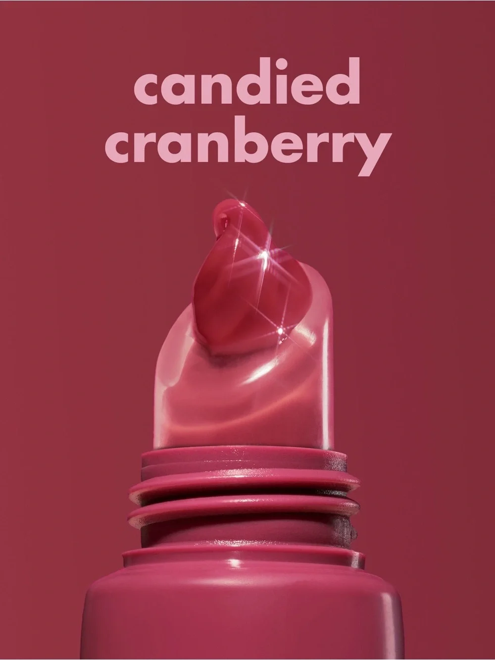 e.l.f.exclusive Glow Reviver Melting Lip Balm cranberry-flavor candied cranberry